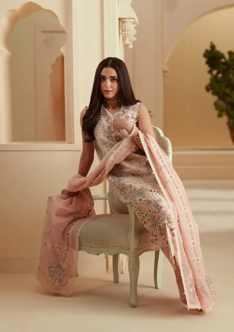 BIN LIYAS NEW 2026 LAWN CHICKEN KARI UNSTITCH COLLECTION BY SHAEBIZ