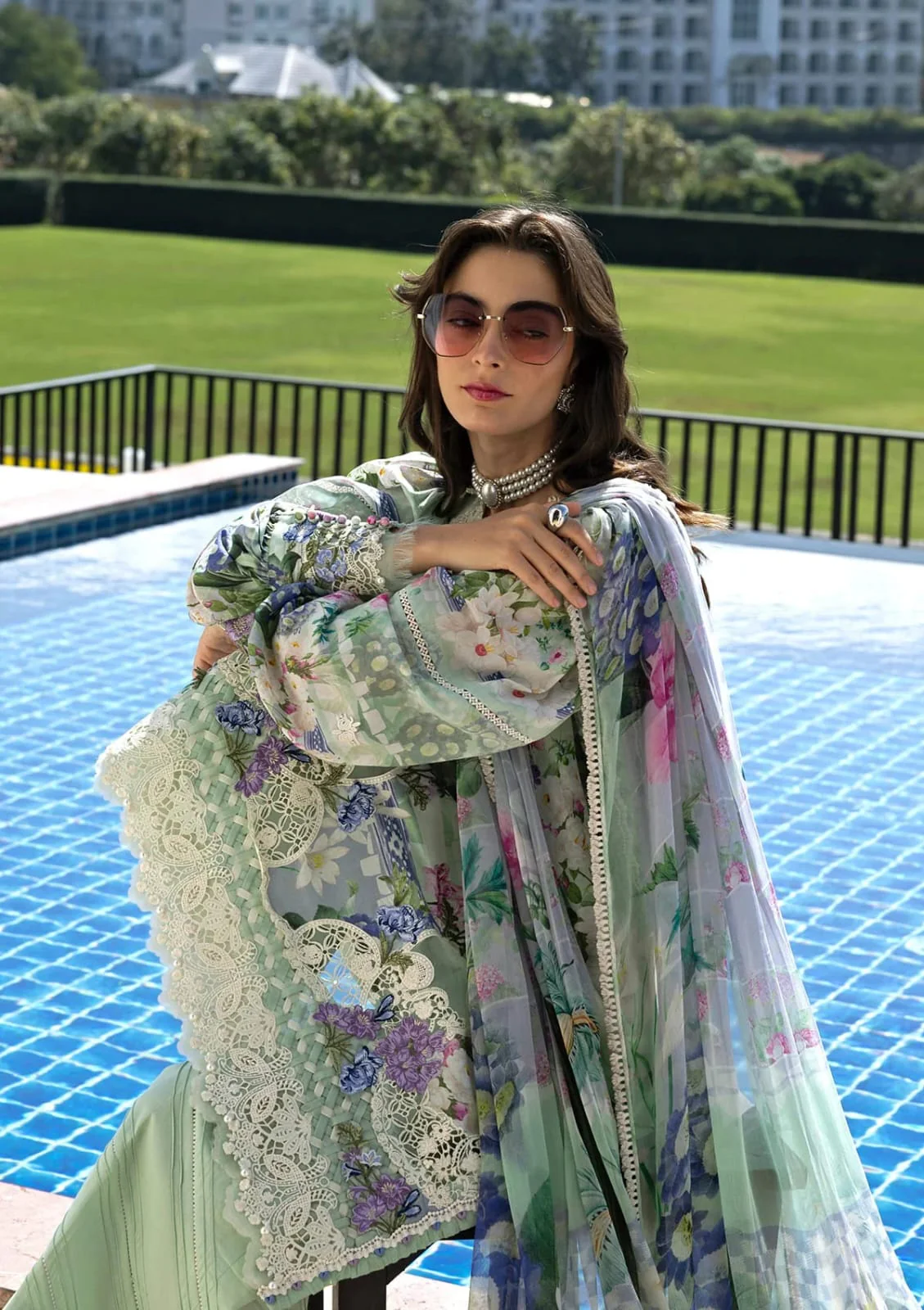 ELAF LAWN DIGITAL PRINTED 2026 UNSTITCH COLLECTION BY SHAEBIZ