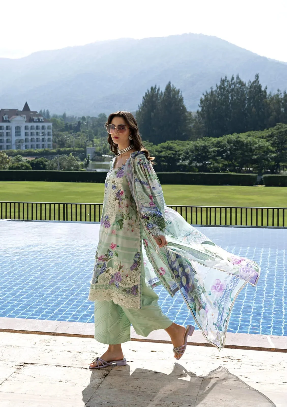 ELAF LAWN DIGITAL PRINTED 2026 UNSTITCH COLLECTION BY SHAEBIZ