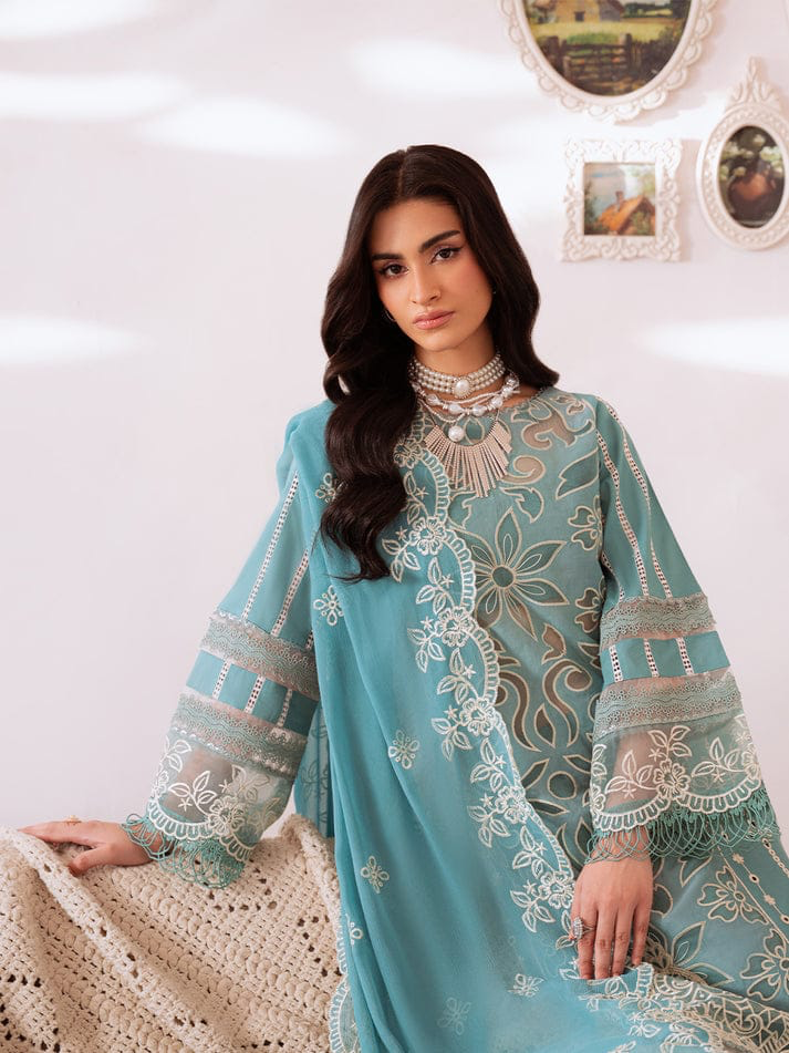 MAHNUR LUXURY LAWN CHICKEN 2026 KARI UNSTITCH COLLECTION BY SHAEBIZ