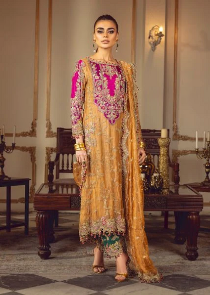 SARA ROHAIL SHEESHA SILK 2026 LUXURY WEDDING WEAR UNSTITCH COLLECTION BY SHAEBIZ