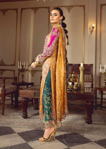 SARA ROHAIL SHEESHA SILK 2026 LUXURY WEDDING WEAR UNSTITCH COLLECTION BY SHAEBIZ