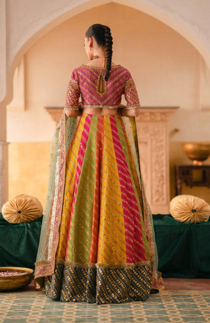 HOUSE OF MARYUM MULTI BRIDAL RAW SILK MAXI LUXURY UNSTITCH COLLECTION BY SHAEBIZ
