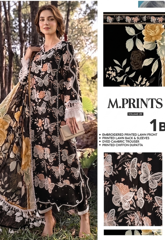 MARIA.B 2026 LWAN DIGITAL PRINT UNSTITCH COLLECTION BY SHAEBIZ