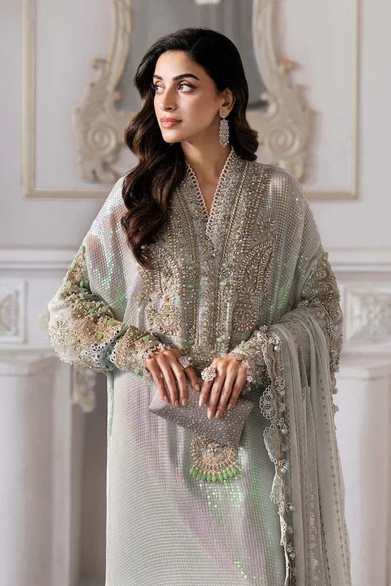 MARIA.B LUXURY CHIFFON 2026 WEDDING UNSTITCH COLLECTION BY SHAEBIZ