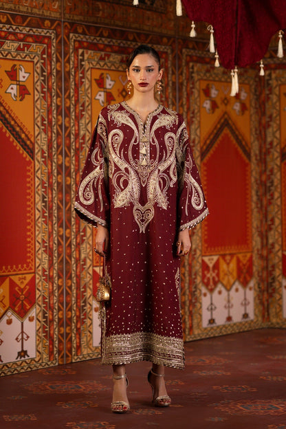 ETHNIC VIRAL KAFTAN 3 PIECS 2026 UNSTITCH COLLECTION