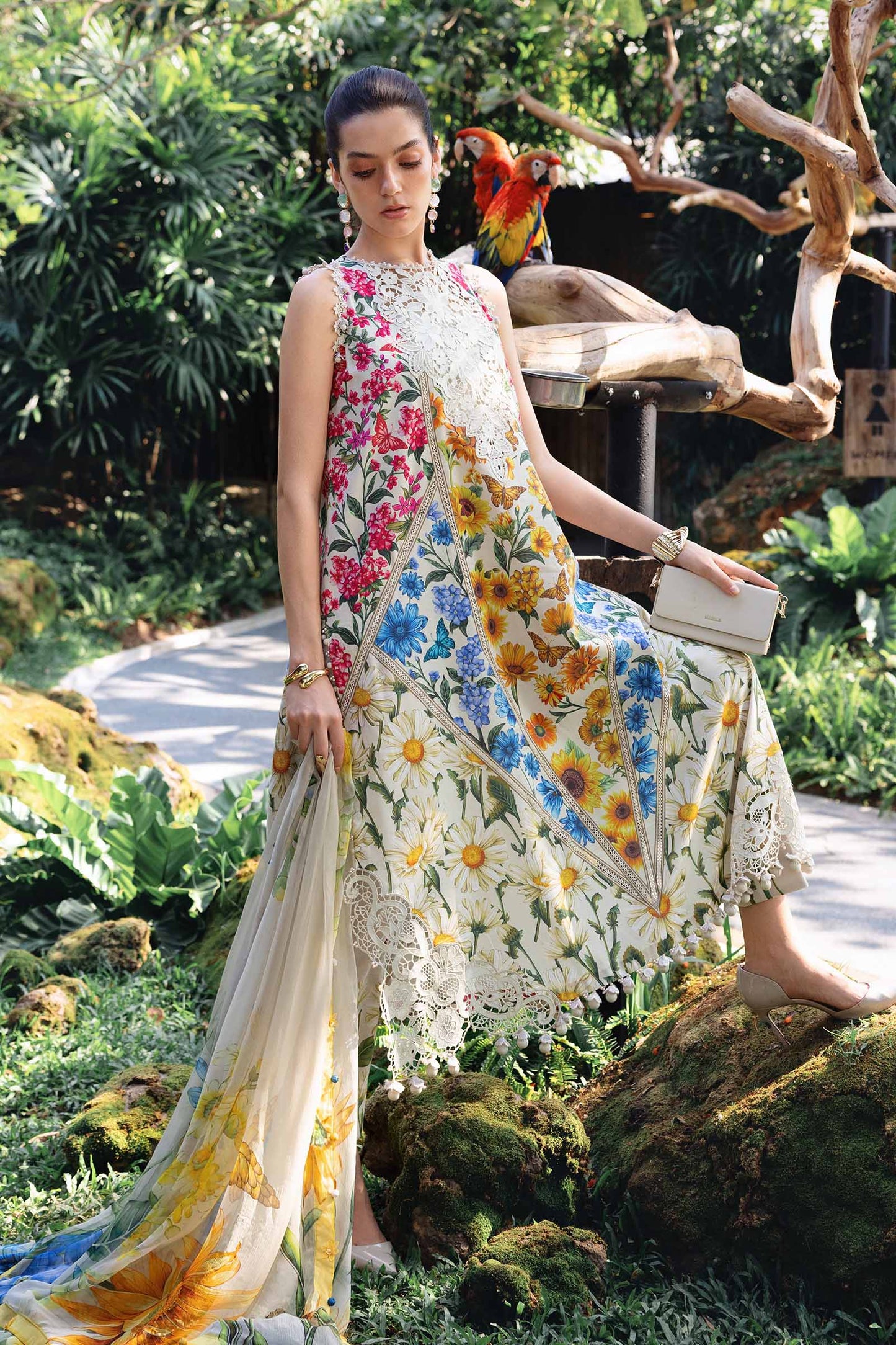 MARIA.B LAWN DIGITAL PRINT 2026 TOP EID UNSTITCH COLLECTION BY SHAEBIZ