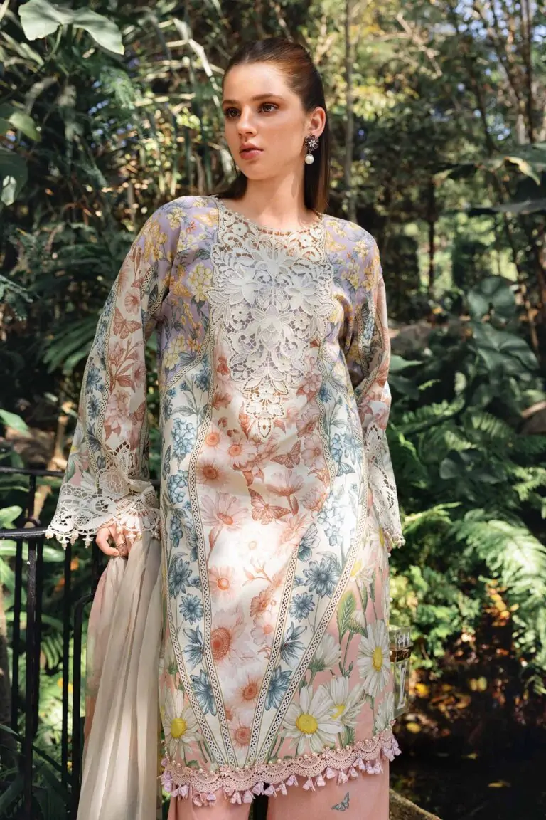MARIA.B LAWN DIGITAL PRINT 2026 TOP EID UNSTITCH COLLECTION BY SHAEBIZ
