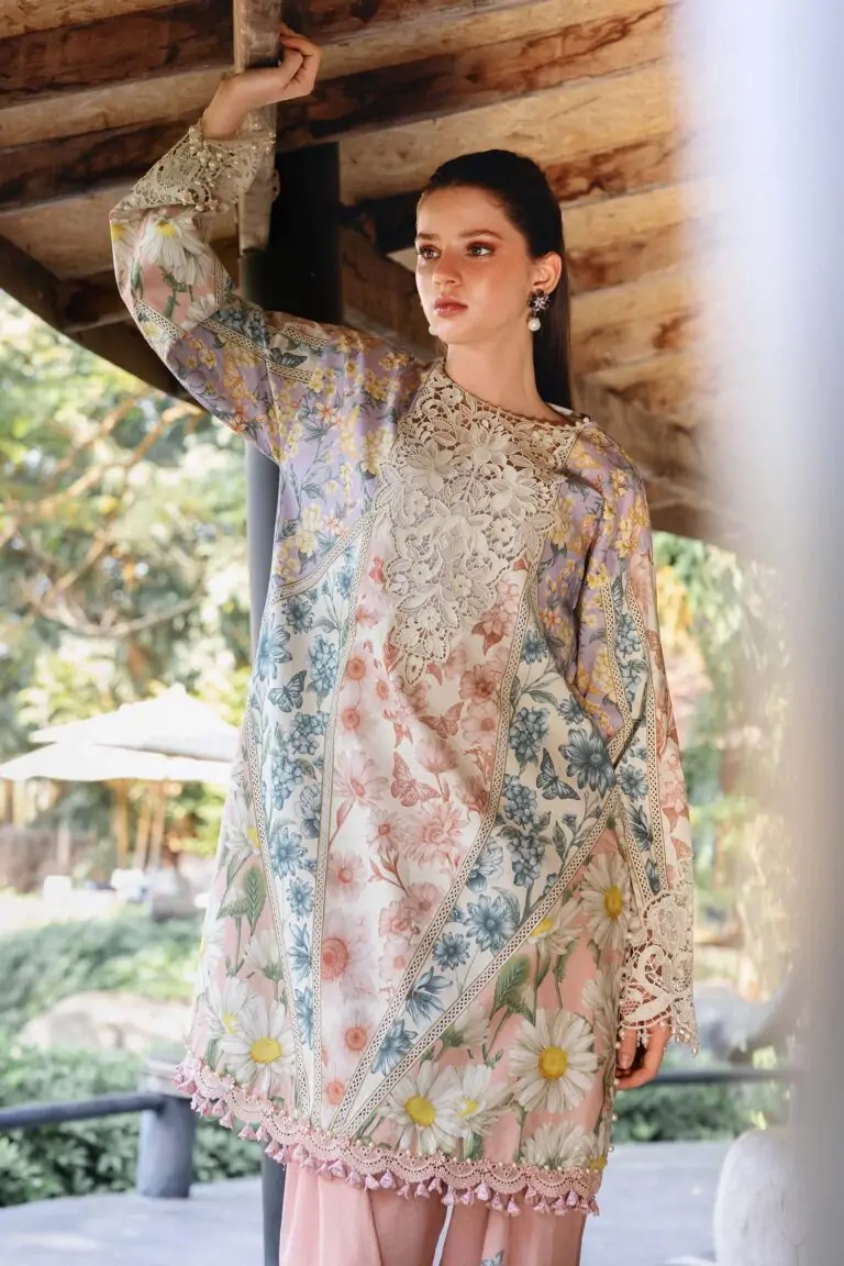 MARIA.B LAWN DIGITAL PRINT 2026 TOP EID UNSTITCH COLLECTION BY SHAEBIZ