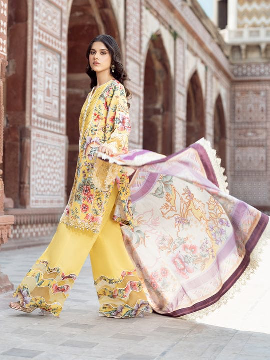 BIN LIYAS LAWN DIGITAL PRINT UNSTITCH EID COLLECTION BY SHAEBIZ