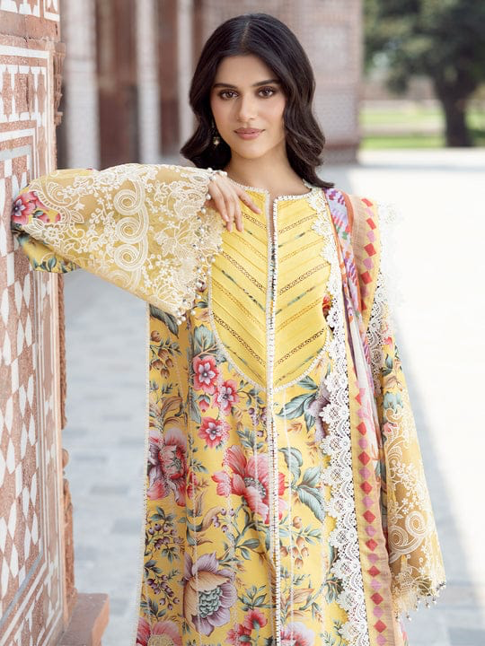BIN LIYAS LAWN DIGITAL PRINT UNSTITCH EID COLLECTION BY SHAEBIZ
