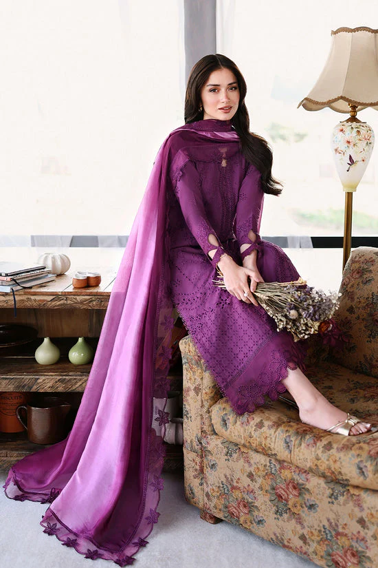 AZURE LAWN CHICKEN KARI 2026 UNSTITCH COLLECTION BY SHAEBIZ