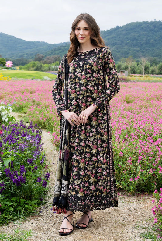 CRIMSON LAWN DIGITAL PRINT 2026 UNSTITCH COLLECTION BY SHAEBIZ
