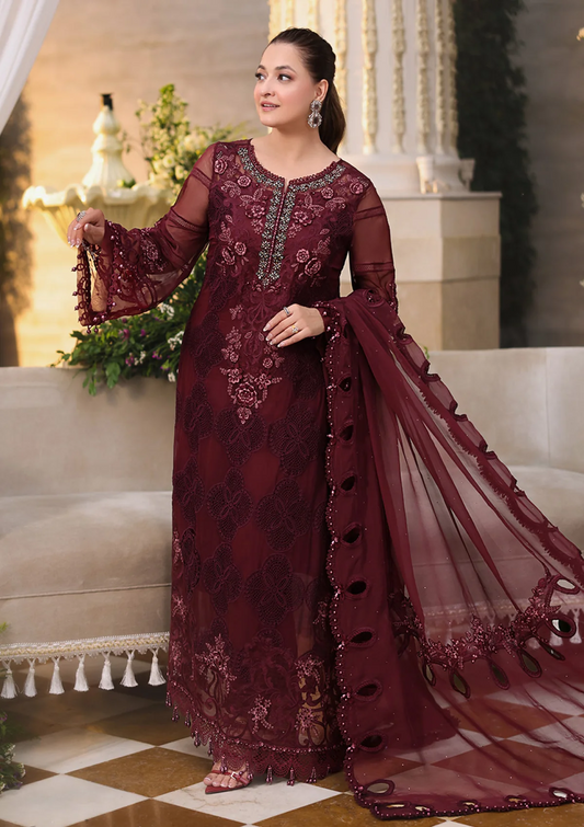 MARIA.B CHIFFON LATEST 2026 UNSTITCH COLLECTION BY SHAEBIZ