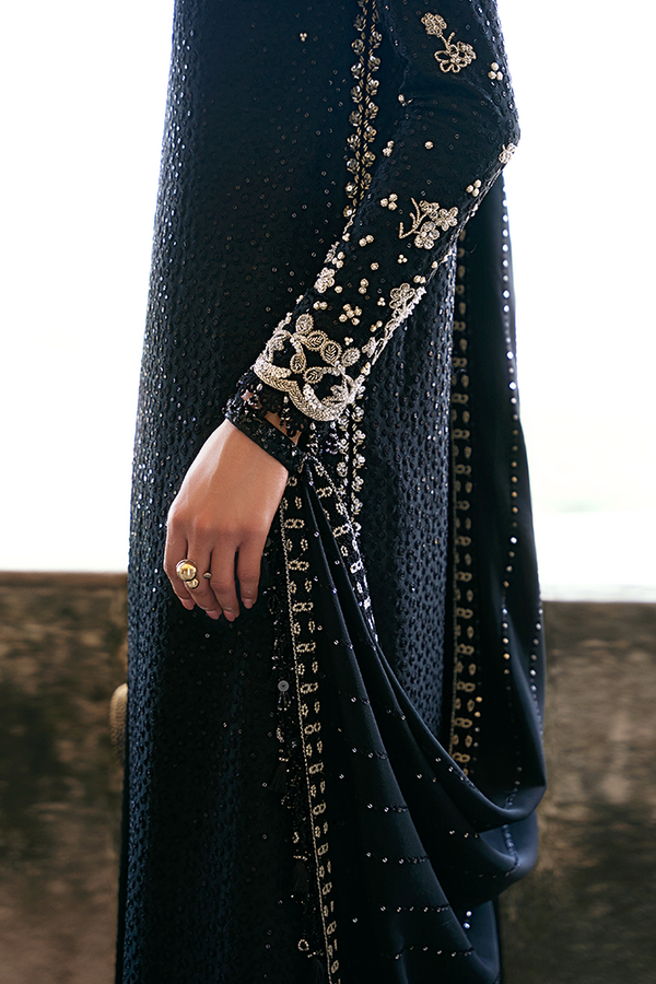 Suffuse Black Forest Chiffon Party Wear Collection By Shaebiz