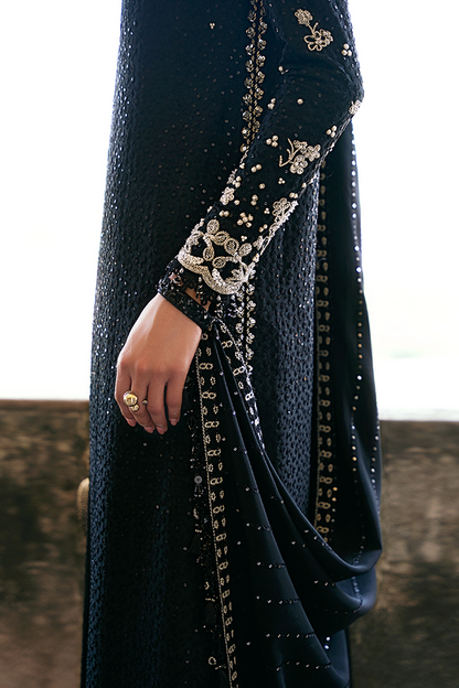 Suffuse Black Forest Chiffon Party Wear Collection By Shaebiz