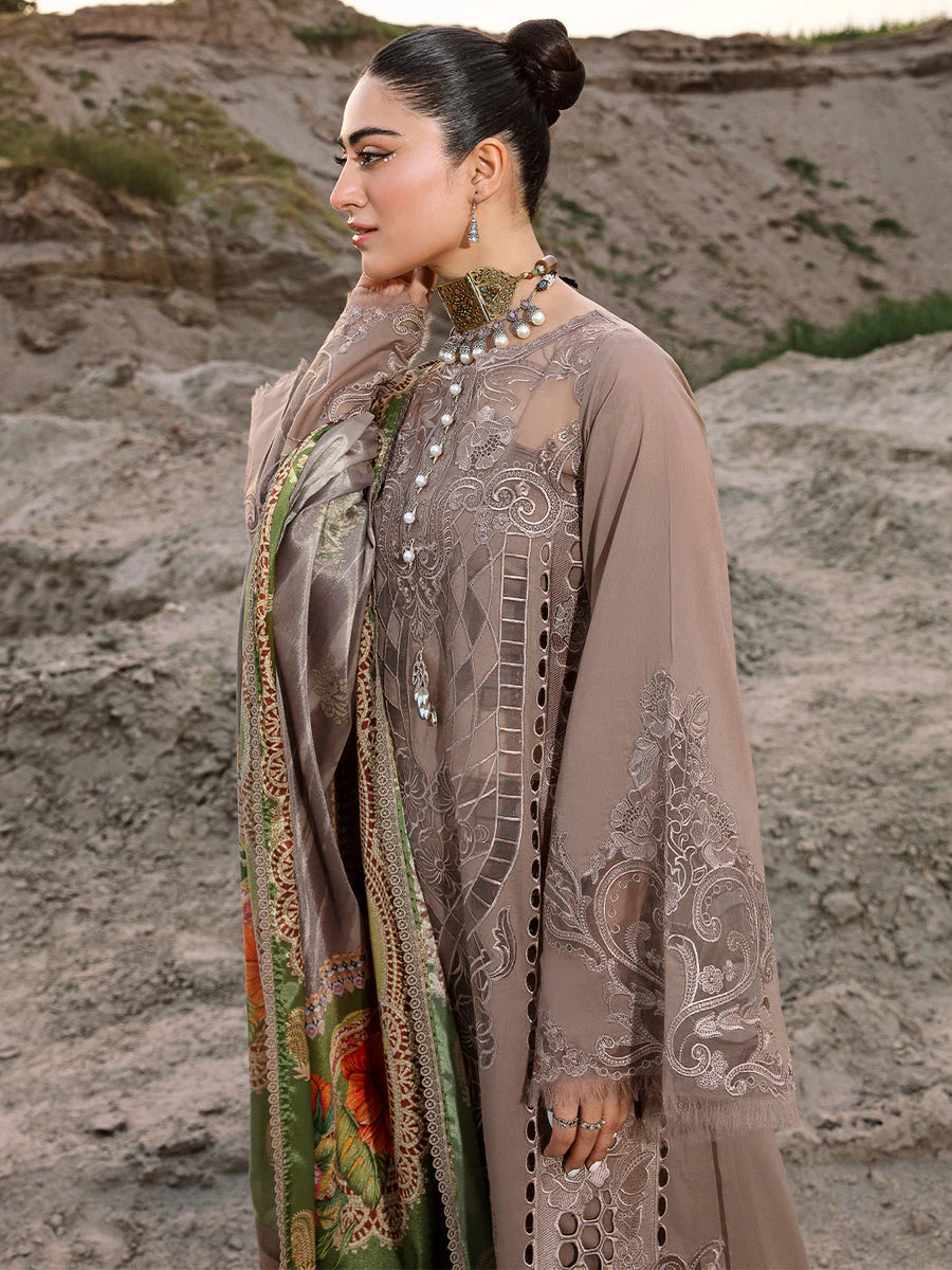 BIN ILYAS BROWN CHICKEN KARI | SUMMER LAWN COLLECTION| TOP PAKISTANI DRESS BY SHAEBIZ|