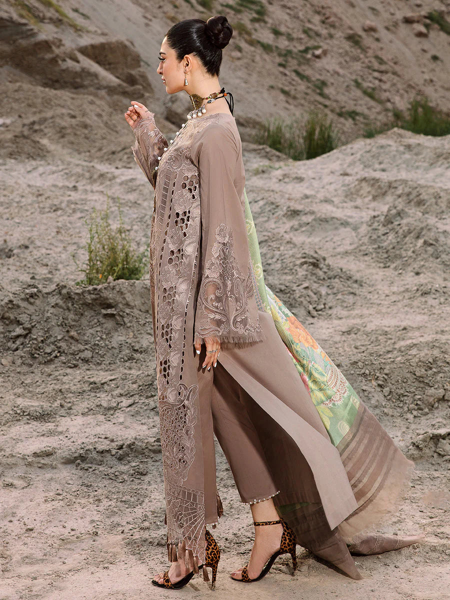 BIN ILYAS BROWN CHICKEN KARI | SUMMER LAWN COLLECTION| TOP PAKISTANI DRESS BY SHAEBIZ|