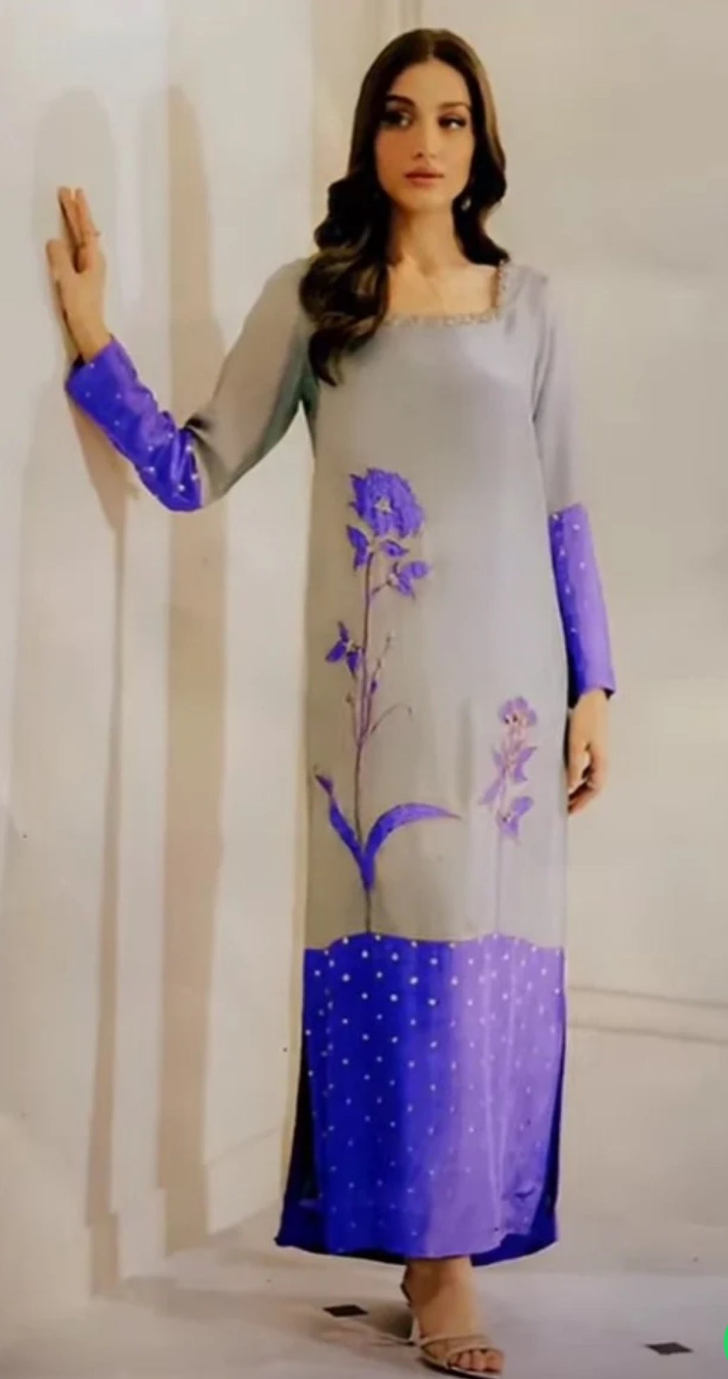 LULUSAR PURPLE HEART SWISS LAWN | LATEST COLLECTION
