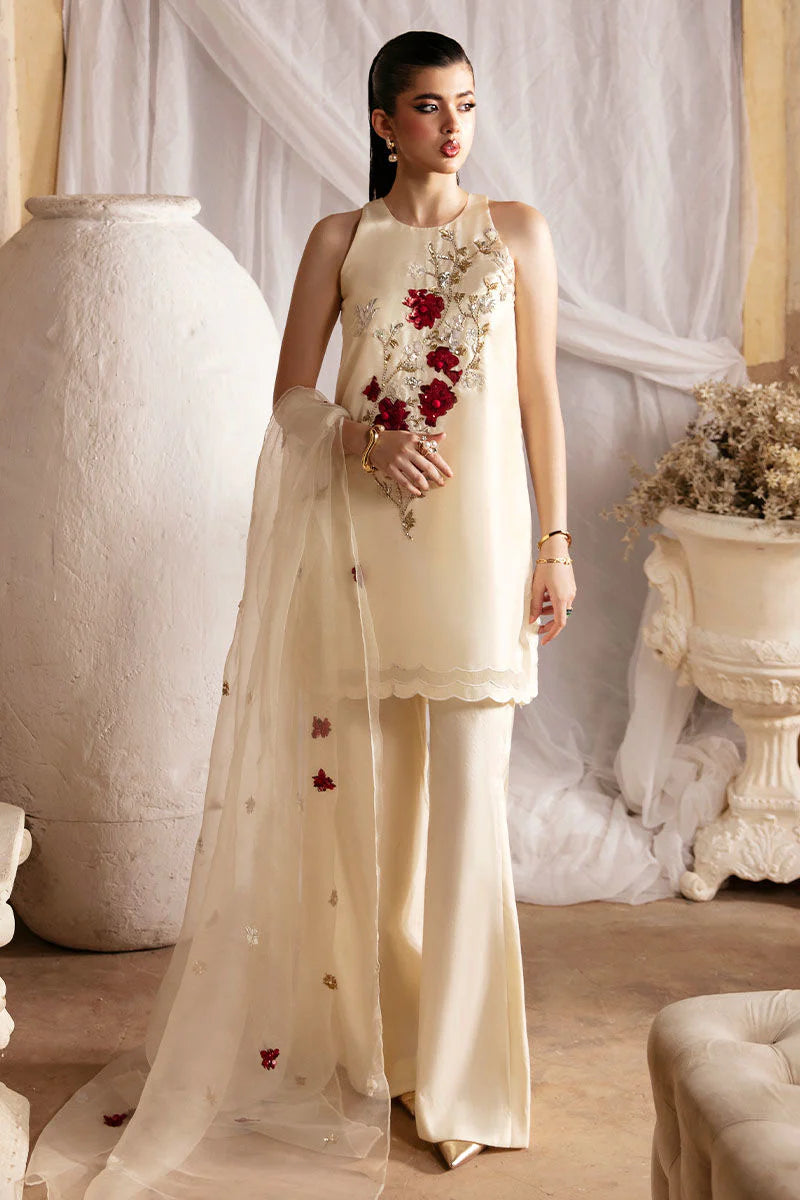 RABIA ZAHUR LUXURY SHEESHA SILK COLLECTION| UNSTITCHED 3 PCS| TOP PAKISTANI DRESS BY SHAEBIZ