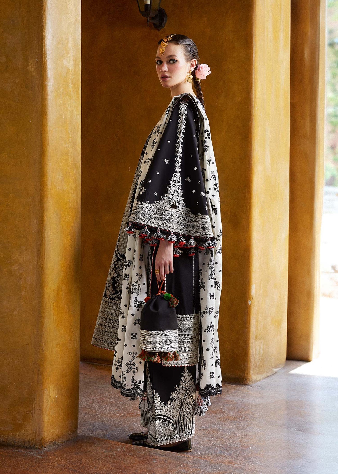 HUSSAIN REHAR 2026 LUXURY LAWN COLLECTION| UNSTITCHED 3 PCS| TOP PAKISTANI DRESS BY SHAEBIZ