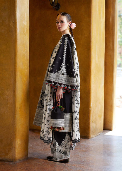 HUSSAIN REHAR 2026 LUXURY LAWN COLLECTION| UNSTITCHED 3 PCS| TOP PAKISTANI DRESS BY SHAEBIZ