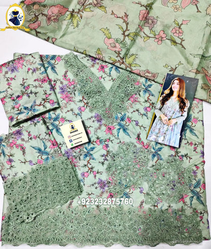IZNIK DIGITAL LAWN PRINT | FORMAL WEAR UNSTITCH COLLECTION | BY SHAEBIZ