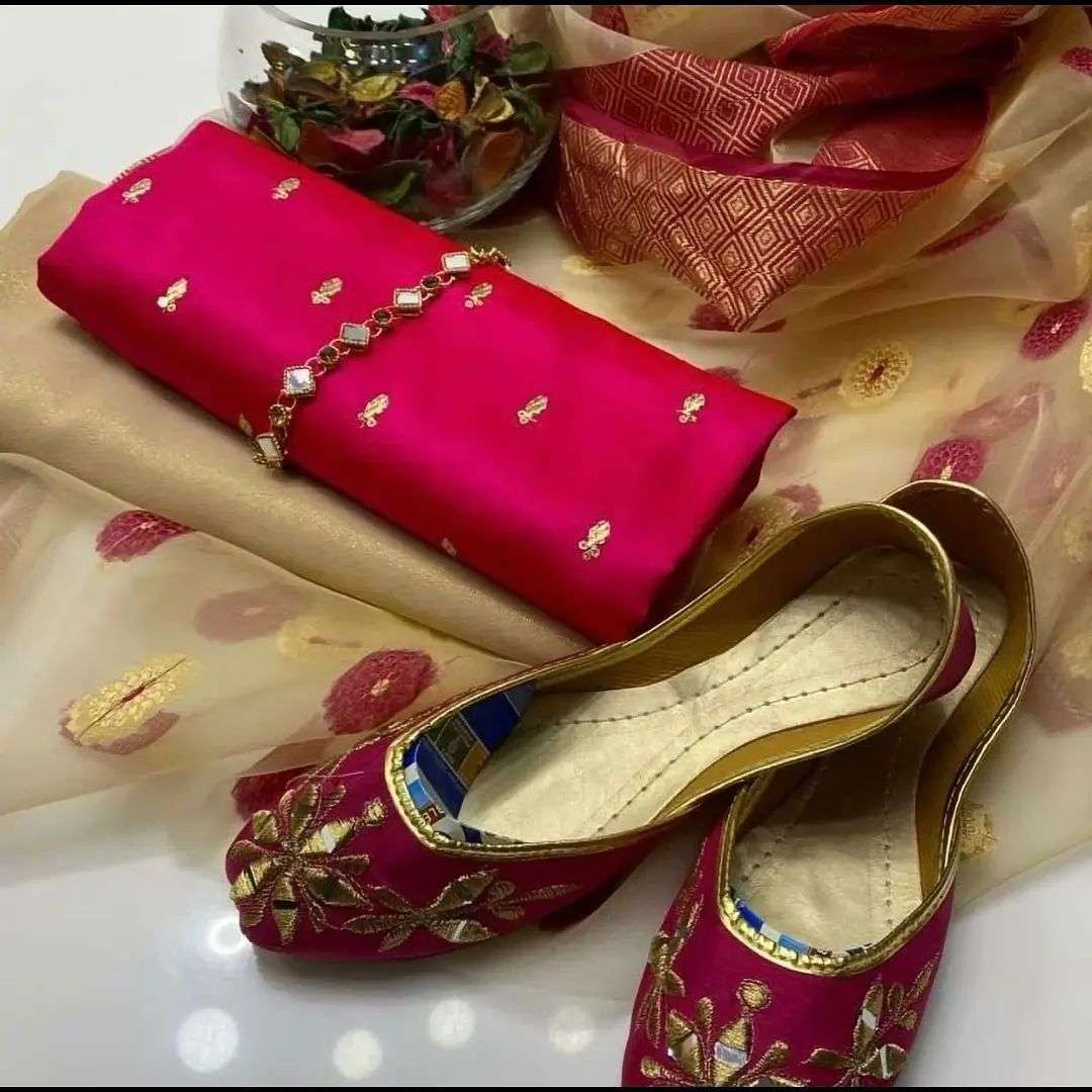 JACQUARD EMBROIDERY SILK