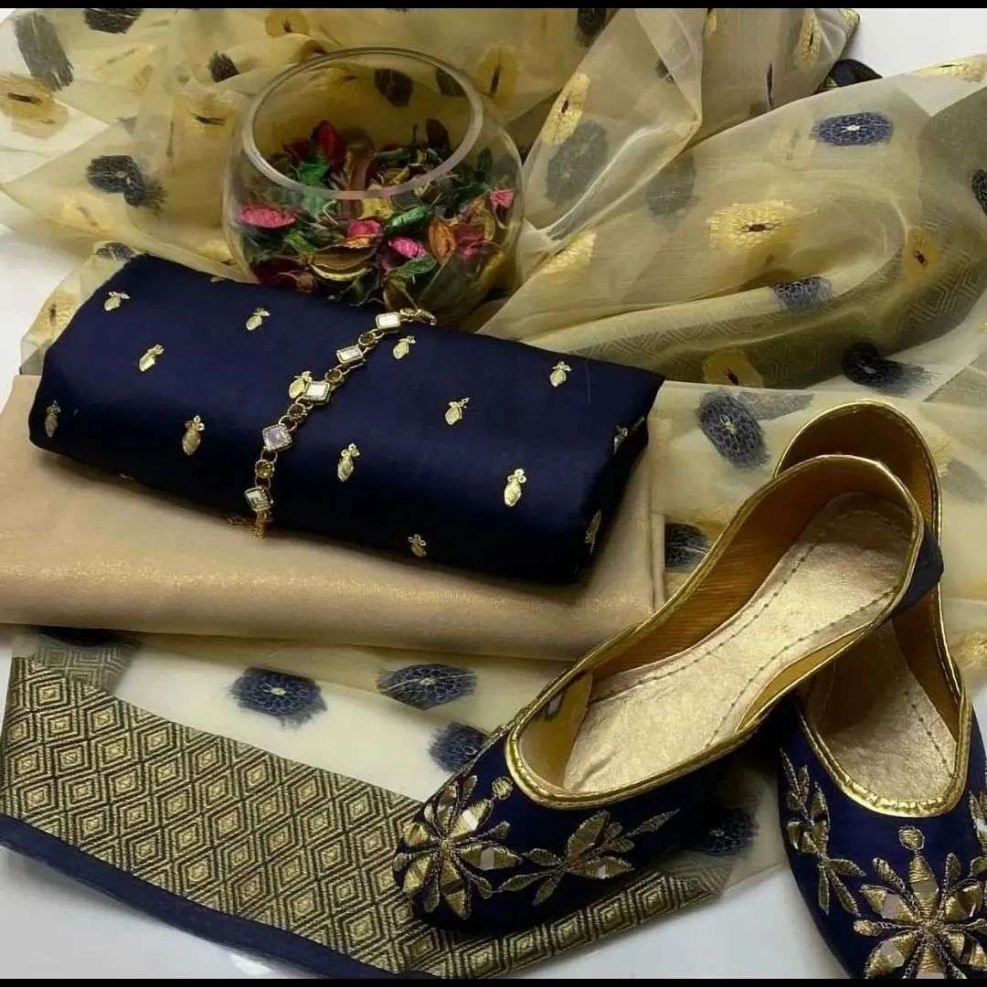 JACQUARD EMBROIDERY SILK