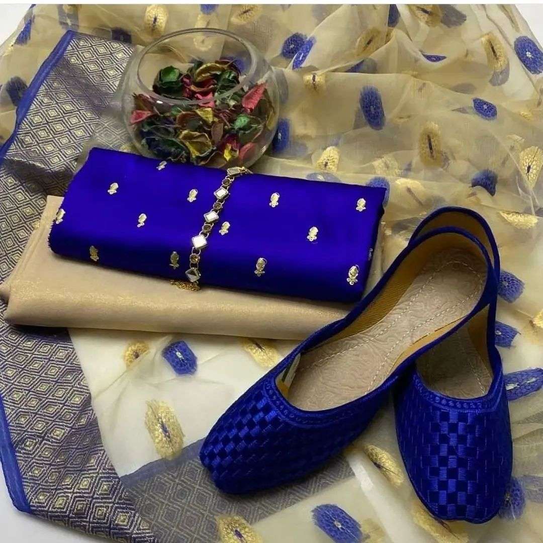 JACQUARD EMBROIDERY SILK