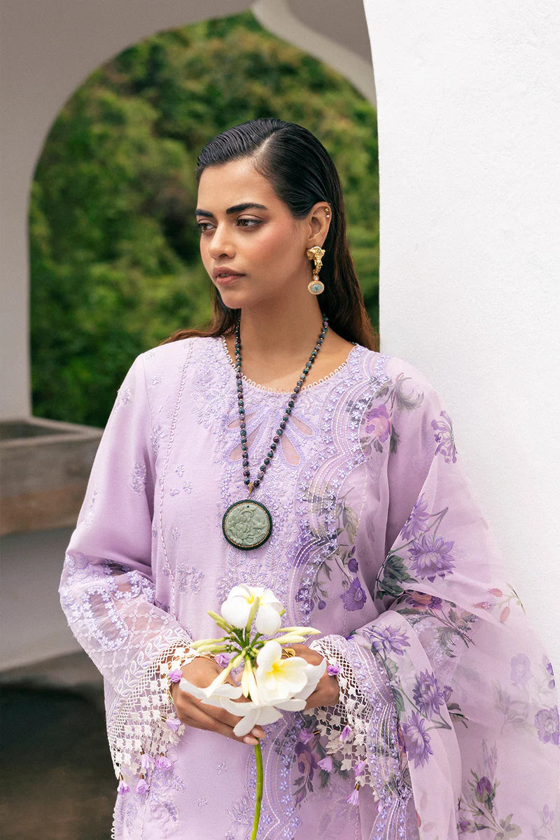 SAIRA RIZWAN 2026 LUXURY LAWN COLLECTION| UNSTITCHED 3 PCS BY SHAEBIZ