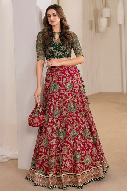 JAZMIN EMBROIDERED CHIFFON COLLECTION| UNSTITCHED PARTY WEAR BY SHAEBIZ