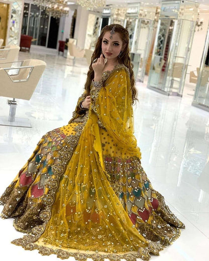 KASHEES BRIDAL MAYUN WEAR LEHANGA (KB-SY21)