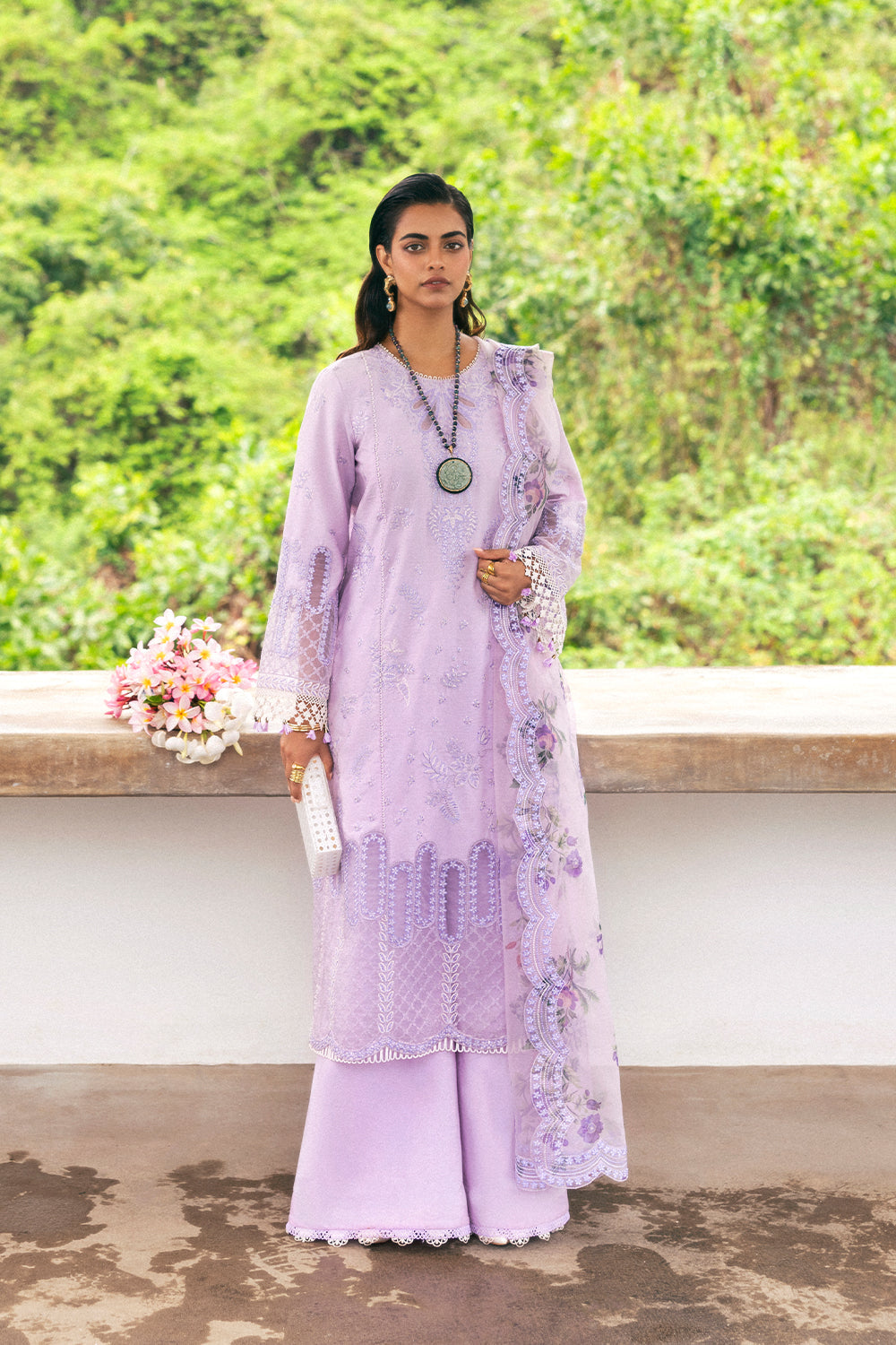 SAIRA RIZWAN 2026 LUXURY LAWN COLLECTION| UNSTITCHED 3 PCS BY SHAEBIZ