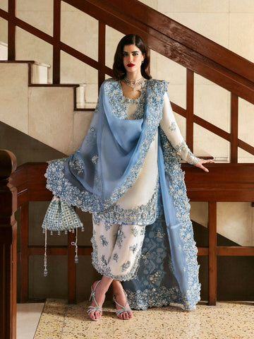 Hussain rehar row silk 2025 luxury collection by shaebiz