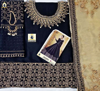 MARIA B BLACK FORMAL WEAR (MB-SC21)