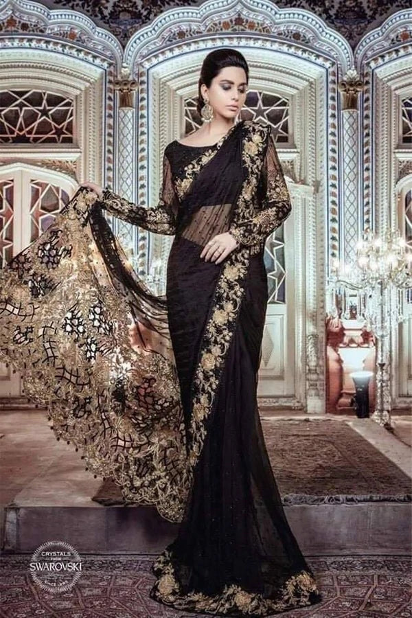 MARIA B CHIFFON CUT WORK EMBROIDERED (MB-SC19)