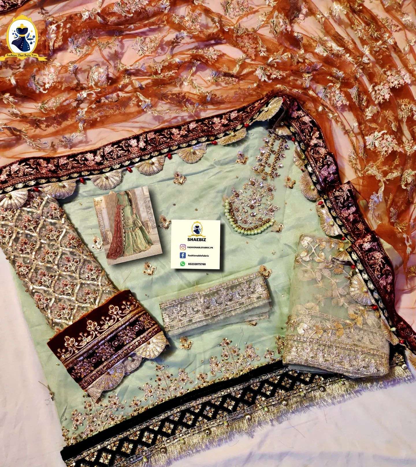 MARIA B BRIDAL LUXURY WEAR (MB-SG22)