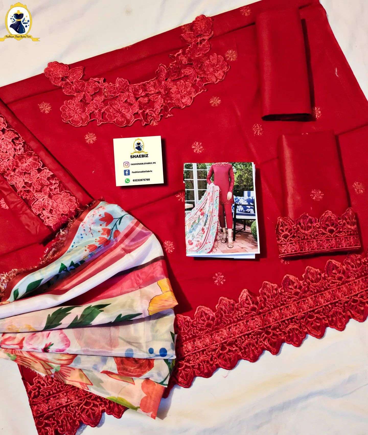 MARIA B LAWN FORMAL WEAR DRESS (MB-SS22)