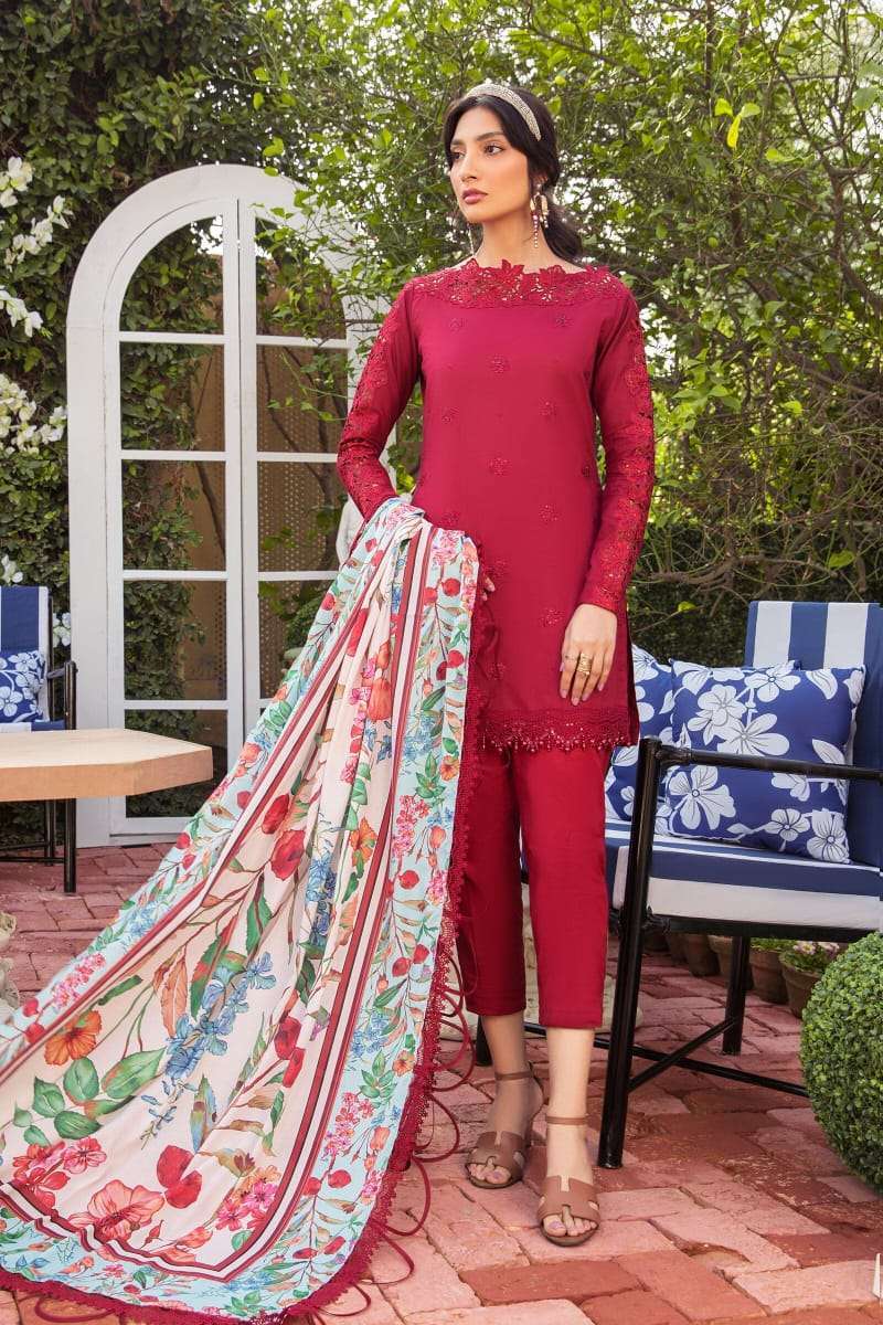 MARIA B LAWN FORMAL WEAR DRESS (MB-SS22)
