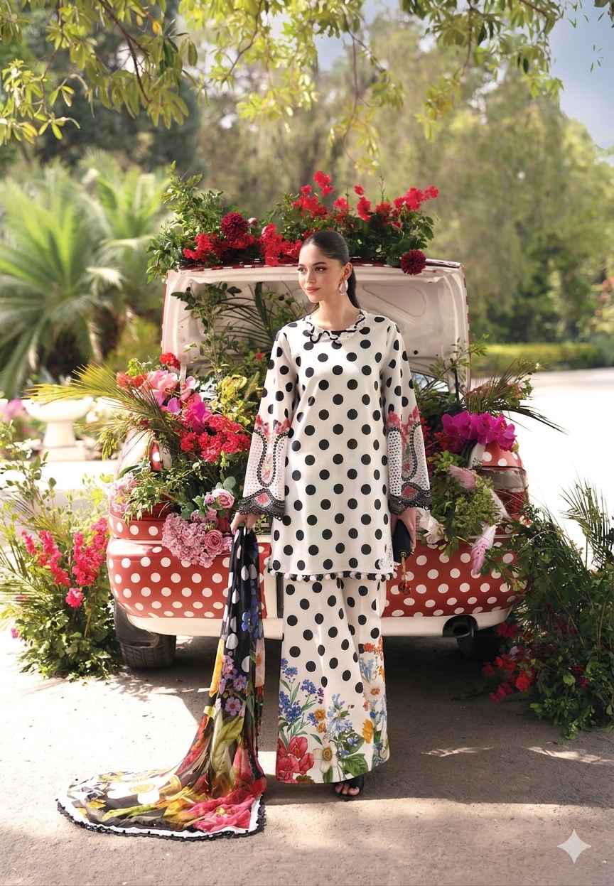 Maria.B Mprint 2026 Digital Print Unstitched Suit
