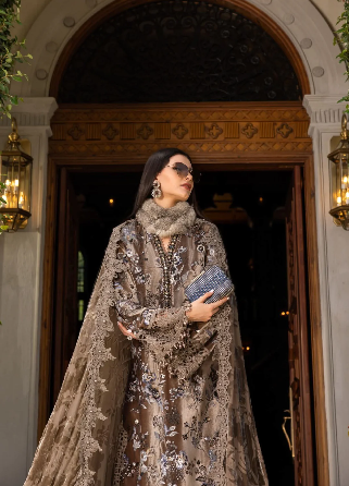 MARIA.B PALACHI NAINA WINTER LUXURY VELVET COLLECTION BY SHAEBIZ