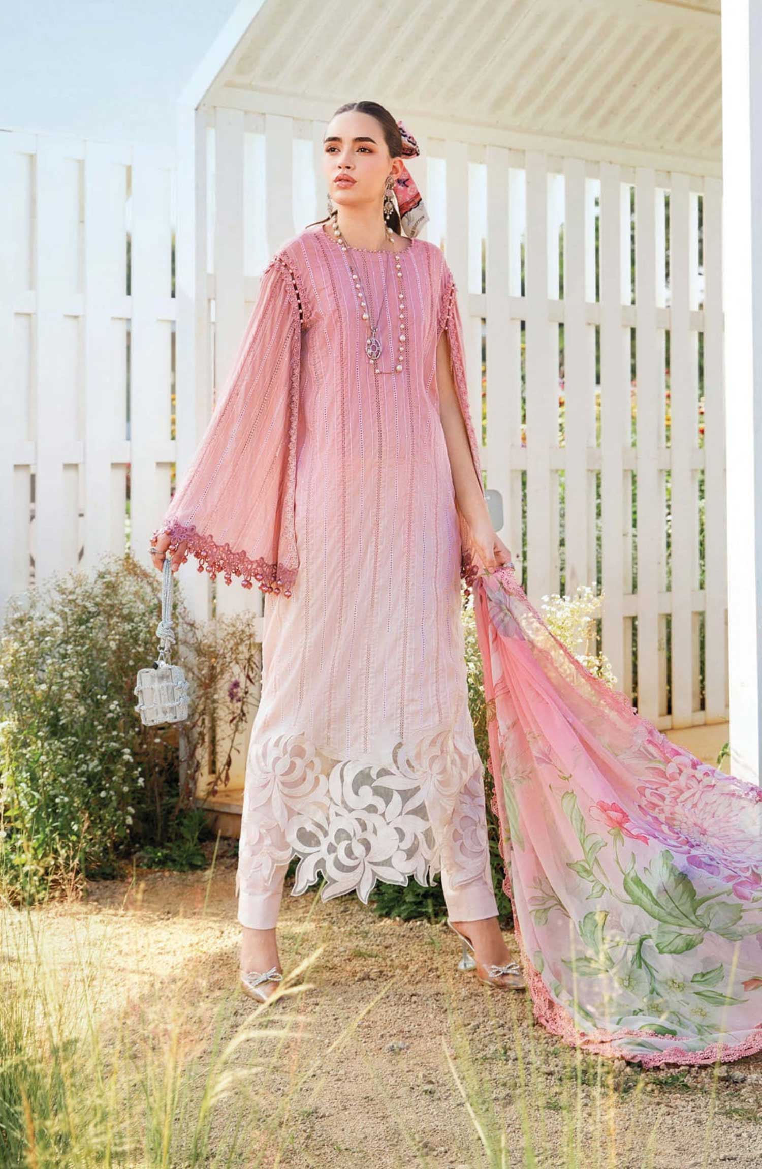 MARIA B TWO TONE MPRINT 2025 LAWN