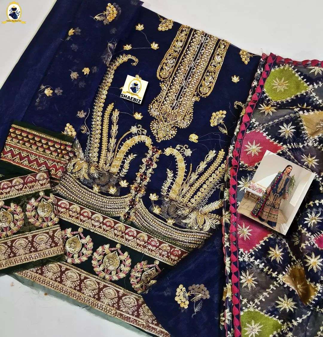 MARYUM N MARIA FORMAL WEAR DRESS (MNM-SB21)