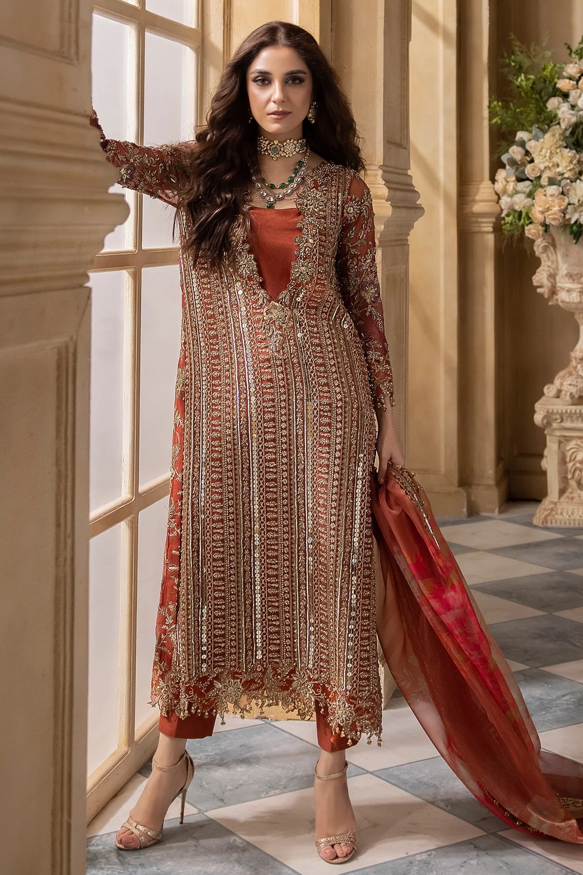CHARIZMA CHIFFON PARTY WEAR| MAYA ALI | LATEST UNSTITCHED COLLECTION BY SHAEBIZ