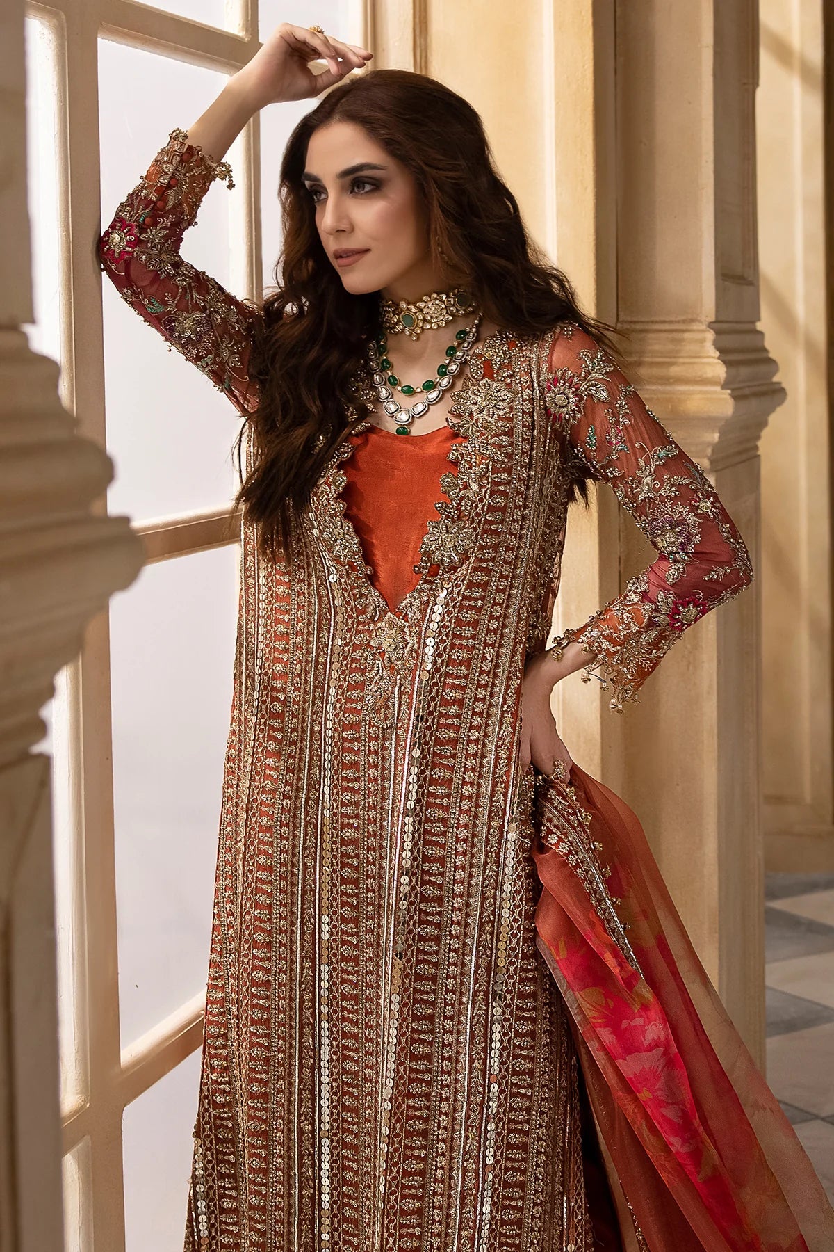CHARIZMA CHIFFON PARTY WEAR| MAYA ALI | LATEST UNSTITCHED COLLECTION BY SHAEBIZ