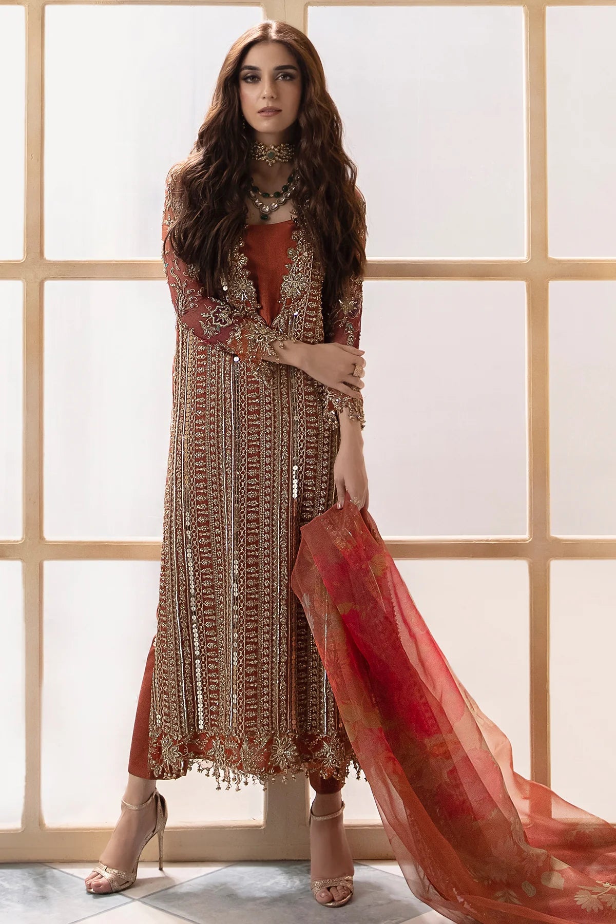 CHARIZMA CHIFFON PARTY WEAR| MAYA ALI | LATEST UNSTITCHED COLLECTION BY SHAEBIZ