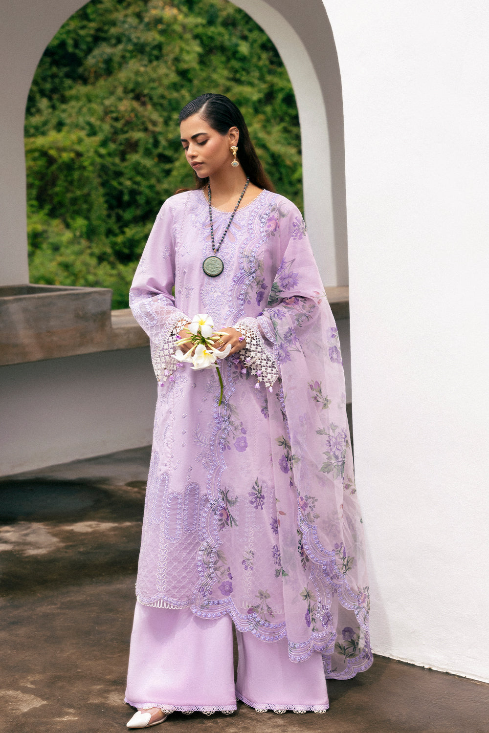 SAIRA RIZWAN 2026 LUXURY LAWN COLLECTION| UNSTITCHED 3 PCS BY SHAEBIZ