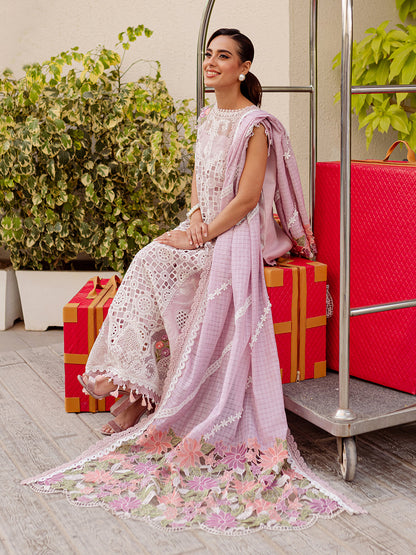 PARISHAY 2026 MONACO LUXURY PINK DRESS| UNSTITCHED EID COLLECTION BY SHAEBIZ