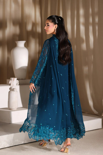AZURE LUXURY CHIFFON COLLECTION| UNSTITCHED 3 PCS BY SHAEBIZ